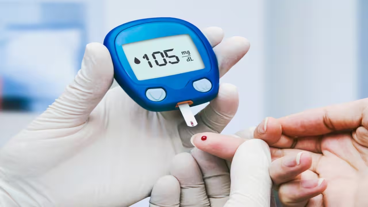 Blood sugar educational illustration